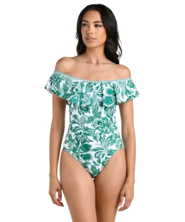 Ruffle One Piece Swimsuit