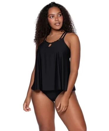 Sadie High Neck Tankini Top