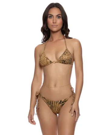 Safari Sunsets Triangle Bikini Top