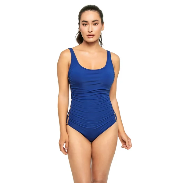 Scoop Neck One Piece Swimsuit