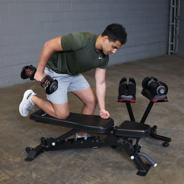 SDBX132 Body-Solid Tools Adjustable Dumbbell Pair-NEW IN BOX . Call For Lowest Price In the USA