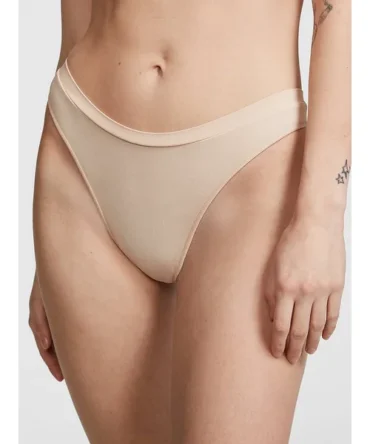 Seamless High-Leg Thong Panty