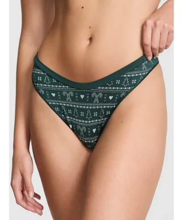 Seamless High-Leg Thong Panty