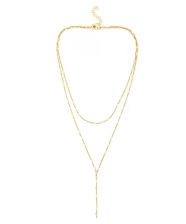 Sequin Layered Necklace