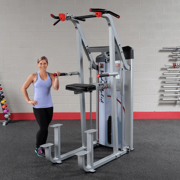 SERIES II ASSISTED CHIN AND DIP MACHINE 235 LBS STACK | S2ACD-2