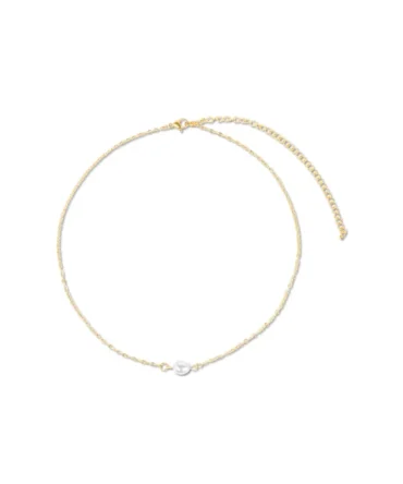 Shayla Dainty Pearl Choker Necklace