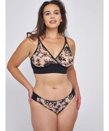 Sheer Applique Cheeky
