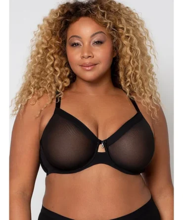 Sheer Mesh Unlined Bra