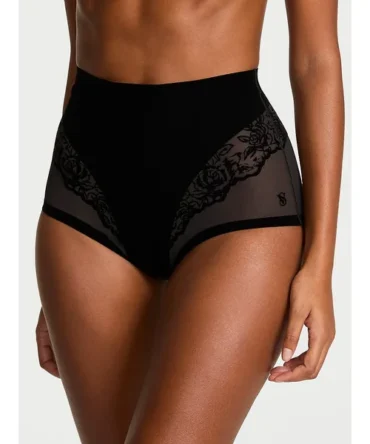 Sheer Reveal Rose Lace Brief Panty