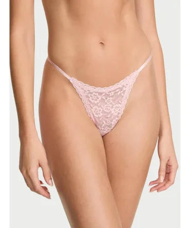 Shimmer Mesh String Thong Panty