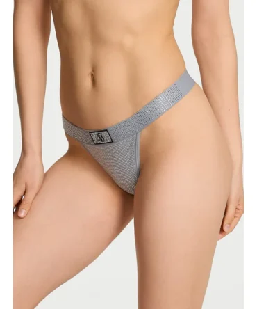 Shine Cotton V-String Panty