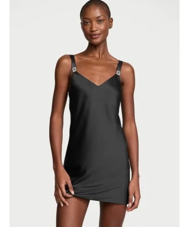 Shine Strap Satin Slip