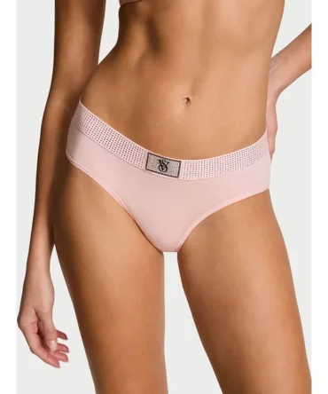Shine-Waist Cotton Hiphugger Panty
