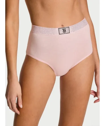 Shine-Waist Cotton Modern Brief Panty