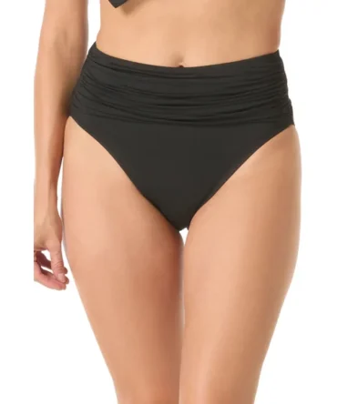 Shirred High Waist Bikini Bottom