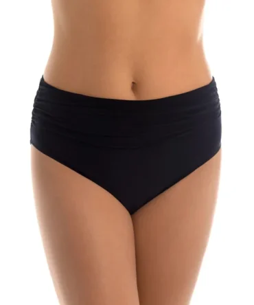 Shirred High Waist Bikini Bottom