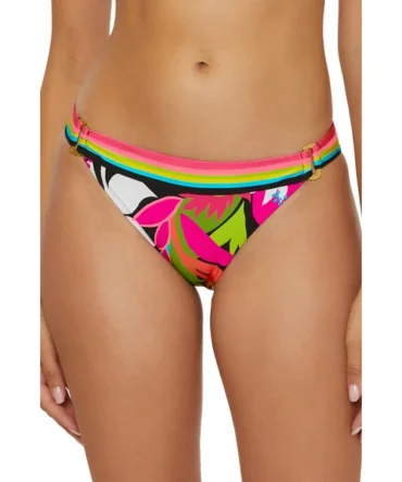 Shirred Ring Side Hipster Bikini Bottom