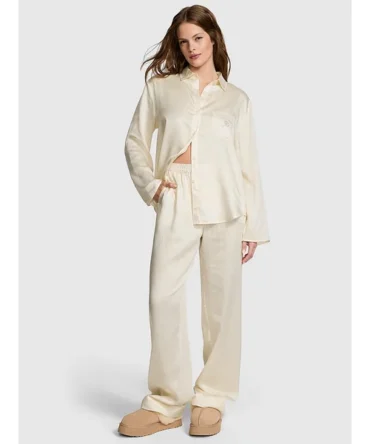 Silky Sleep Shine Long Pajama Set