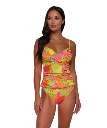 Simone Convertible Strap Tankini Top