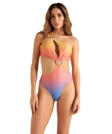 Skyline Asymmetrical One Piece Swimsuit