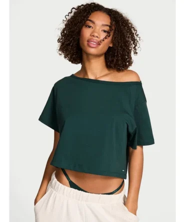 Slouchy Cropped Sleepshirt