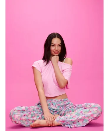 Slouchy Cropped Sleepshirt