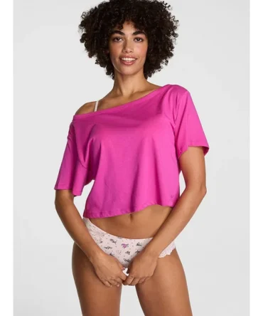 Slouchy Cropped Sleepshirt