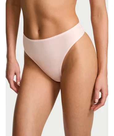 Smooth High-Waist Strappy-Back Thong Panty