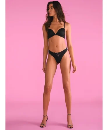 Smooth Lightly Lined Plunge Demi Bra