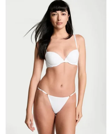 Smooth Lightly Lined Plunge Demi Bra