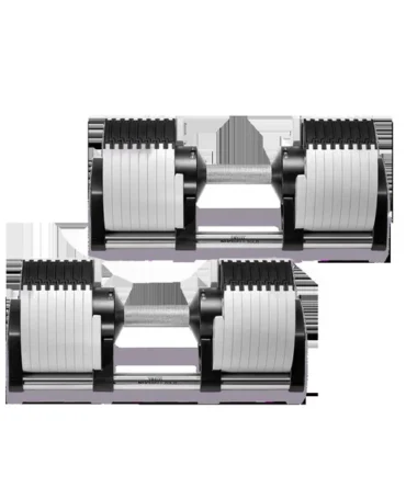 SMRTFT NÜOBELL 80lb Ash Adjustable Dumbbells Set