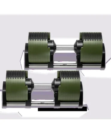 SMRTFT NÜOBELL 80lb Tactical Adjustable Dumbbells Set