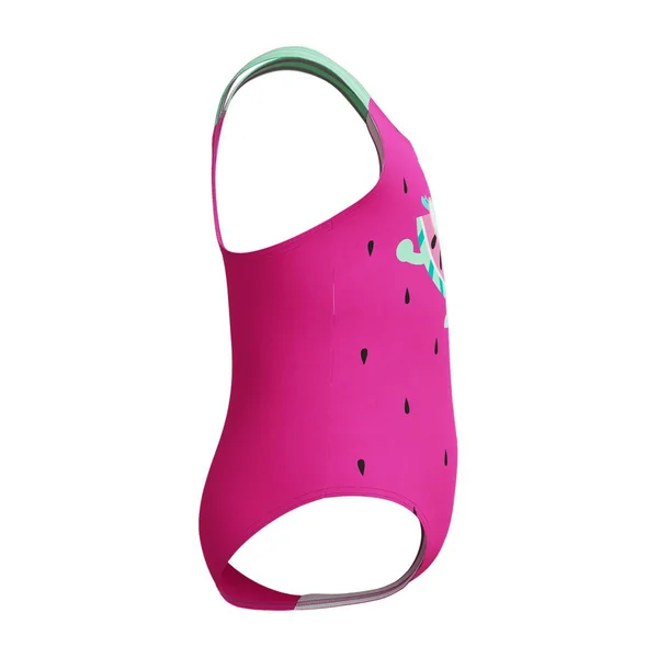 Speedo Girls Digital Printed Swimsuit - Neon Bubblegum