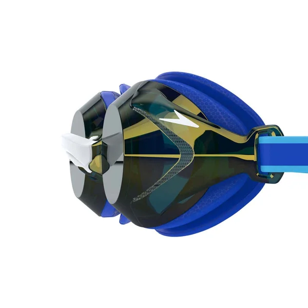 Speedo Junior Vanquisher 3.0 Mirror - Cobalt Pop/Cobalt/Gold Mirror