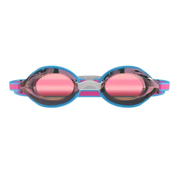 Speedo Junior Vanquisher 3.0 Mirror - Picton Blue/Vermillion/Gold Mirror