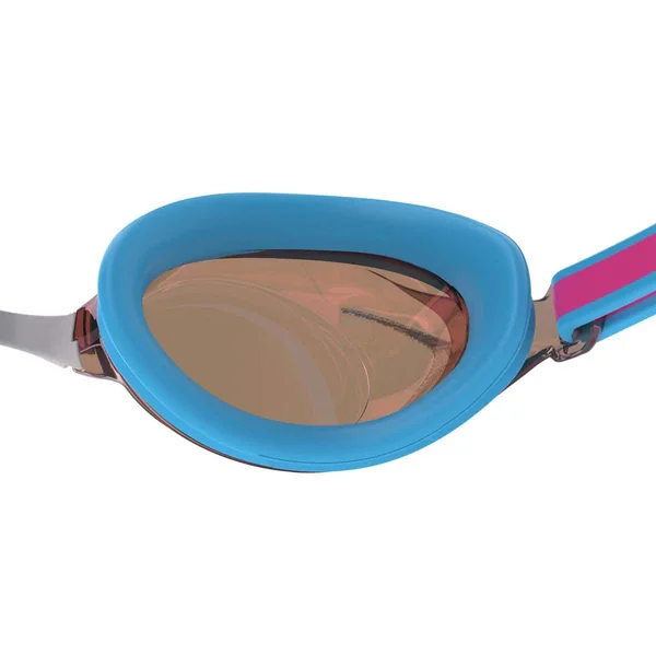 Speedo Junior Vanquisher 3.0 Mirror - Picton Blue/Vermillion/Gold Mirror