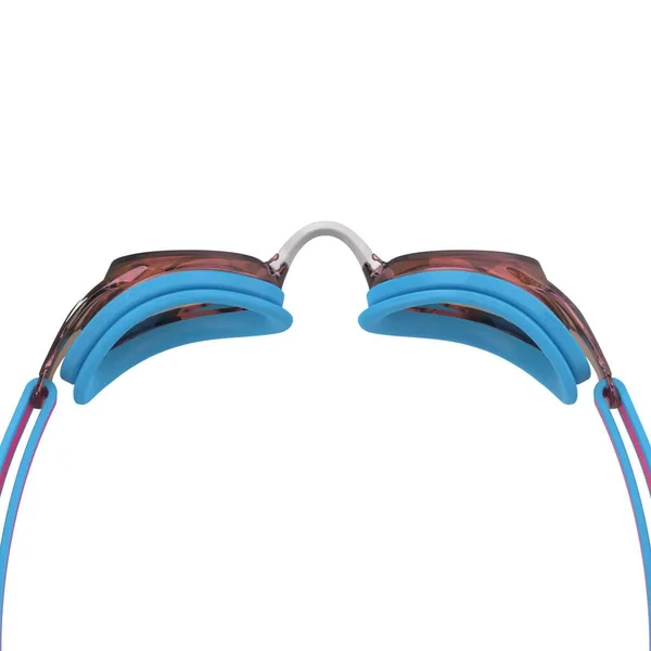 Speedo Junior Vanquisher 3.0 Mirror - Picton Blue/Vermillion/Gold Mirror