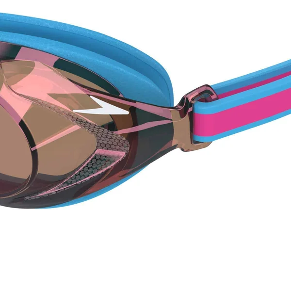 Speedo Junior Vanquisher 3.0 Mirror - Picton Blue/Vermillion/Gold Mirror