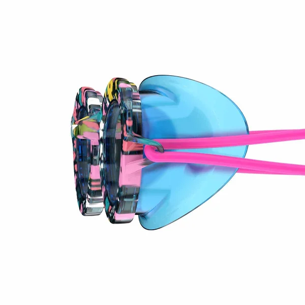 Speedo Kids Sunny G Pop Sea Shells Print - Bachelor Button Multi Ditsy/Celeste