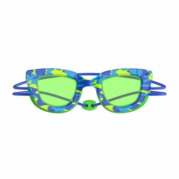 Speedo Kids Sunny G Pop Seasiders Print - Speedo Blue Camo/Jello Green