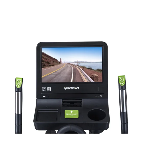 SportsArt E866-16″ Front-Drive Elliptical Trainer with Adjustable Stride