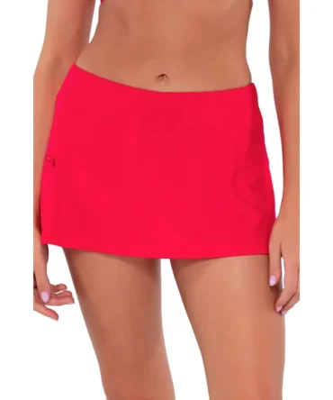 Sporty Skirted Hipster Bikini Bottom