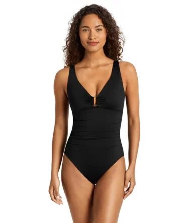 Square Ring One Piece Swimsuit