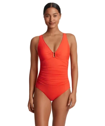 Square Ring One Piece Swimsuit