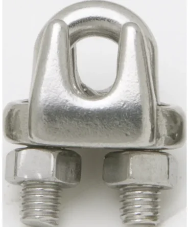 Stainless Steel Cable Clamp – 0.375 in to 0.21875 in diameter cable