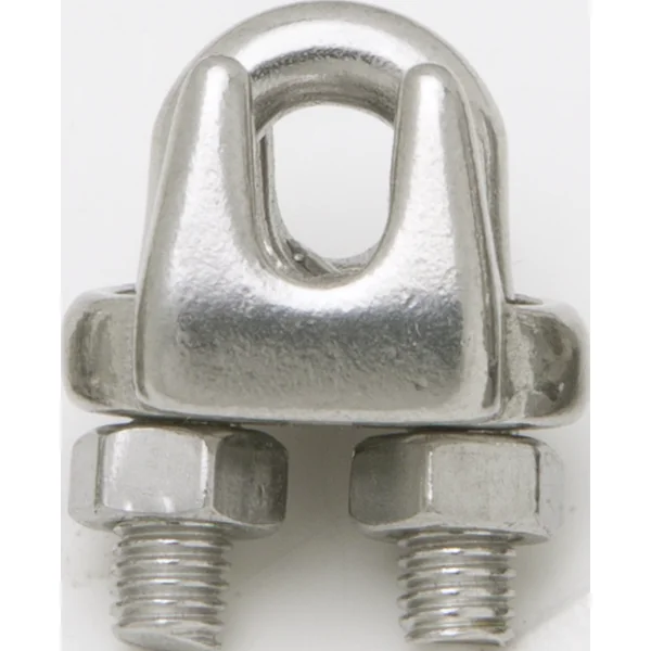 Stainless Steel Cable Clamp – 0.375 in to 0.21875 in diameter cable