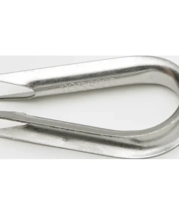 Stainless Steel Cable Thimble – 0.15625 inch diameter cable