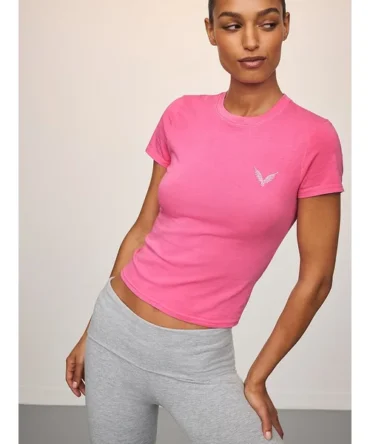 Stretch Cotton Fitted Tee