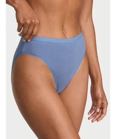 Stretch Cotton High-Leg Brief Panty