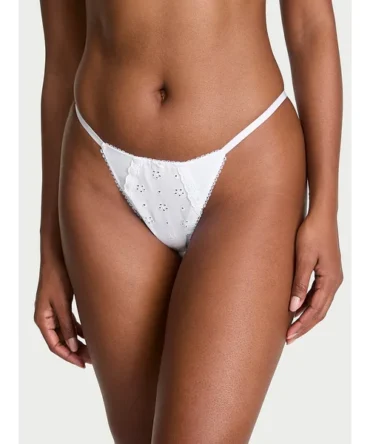 Stretch Cotton V-String Panty